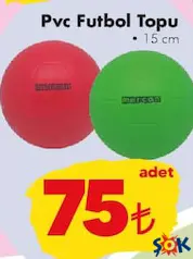 PVC FUTBOL TOPU 15 CM fiyat ve kampanya bilgisi